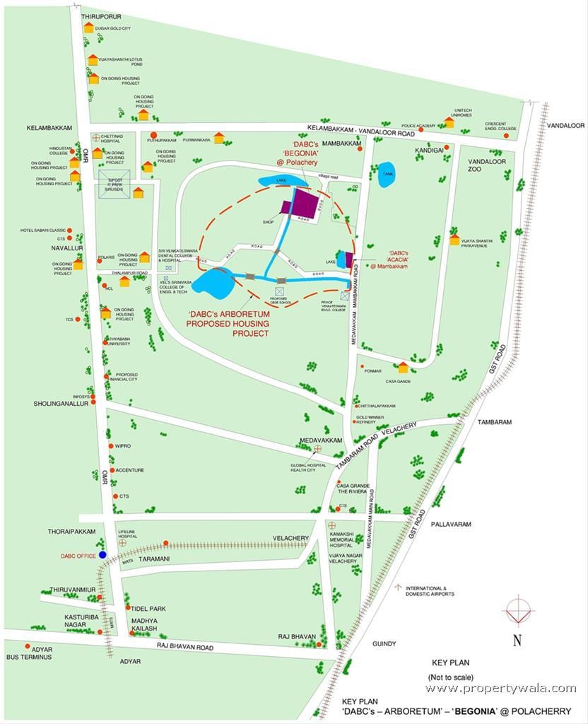 Chennai Velachery χάρτης