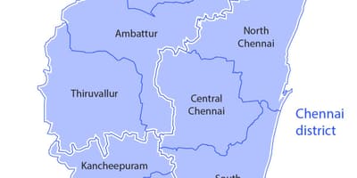 Chennai όριο χάρτης