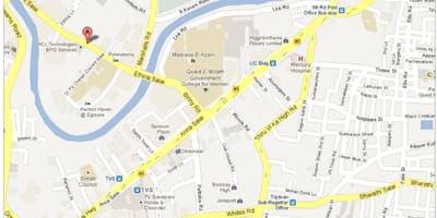 Anna Salai Τσενάι χάρτης