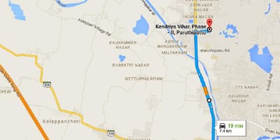 Chennai Avadi χάρτης