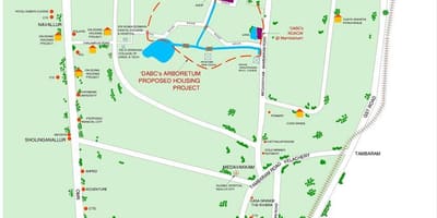 Chennai Velachery χάρτης